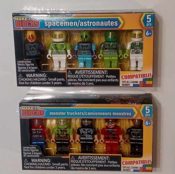 Make It Blocks Lego Monsters Spacemen Superheroes Wizards Figures Set lo… - Picture 6 of 11
